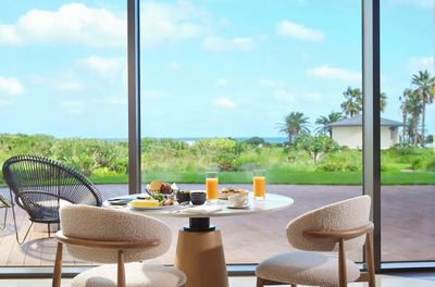 Restaurant with sea view